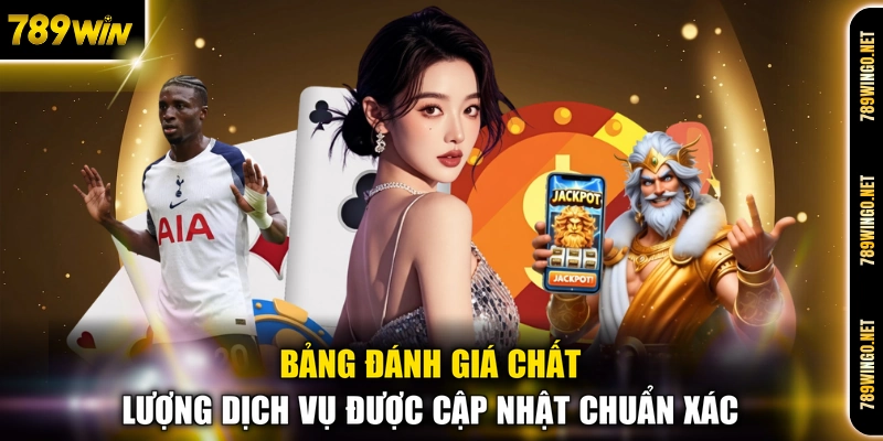 Bảng đánh giá chất lượng dịch vụ được cập nhật chuẩn xác