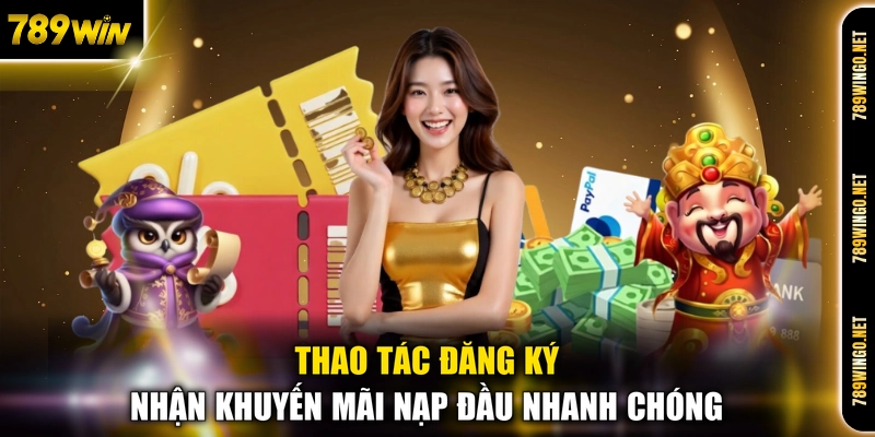 Thao tác đăng ký nhận khuyến mãi nạp đầu nhanh chóng